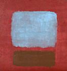 Slate Blue and Brown on Plum by Mark Rothko